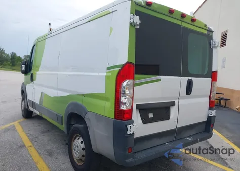 2017 Ram Promaster 1500 Low Roof 136 Wb из США, поврежденный, VIN 3C6TRVAGXHE538632